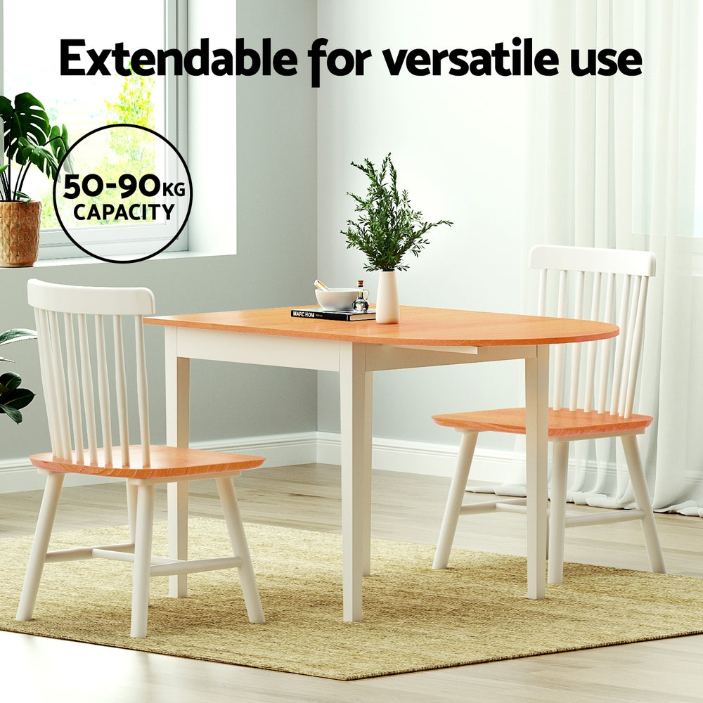 1.1M Artiss Dining Table Extendable - Furniture > Dining > Dining Tables