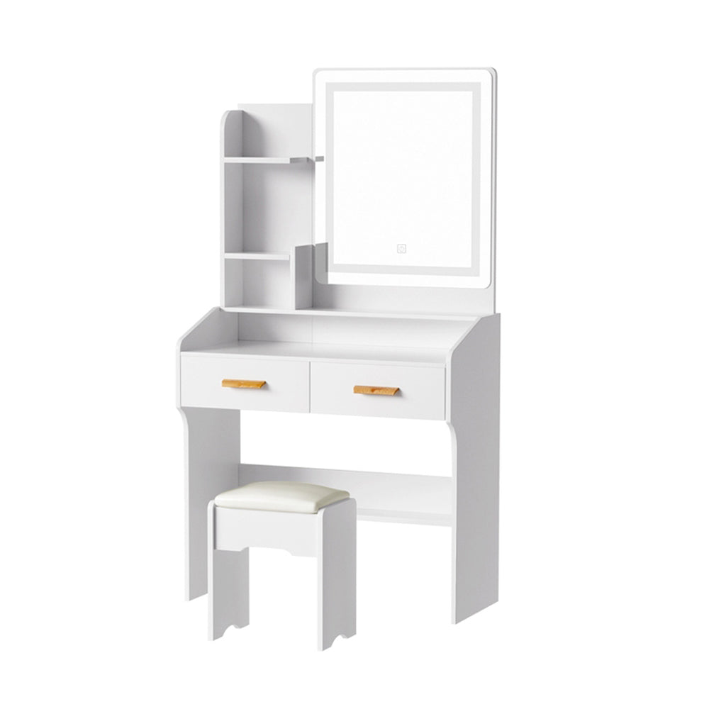 Artiss Dressing Table Set Stool Led White Doria Furniture > Bedroom > Dressing Vanity & Dressing Tables