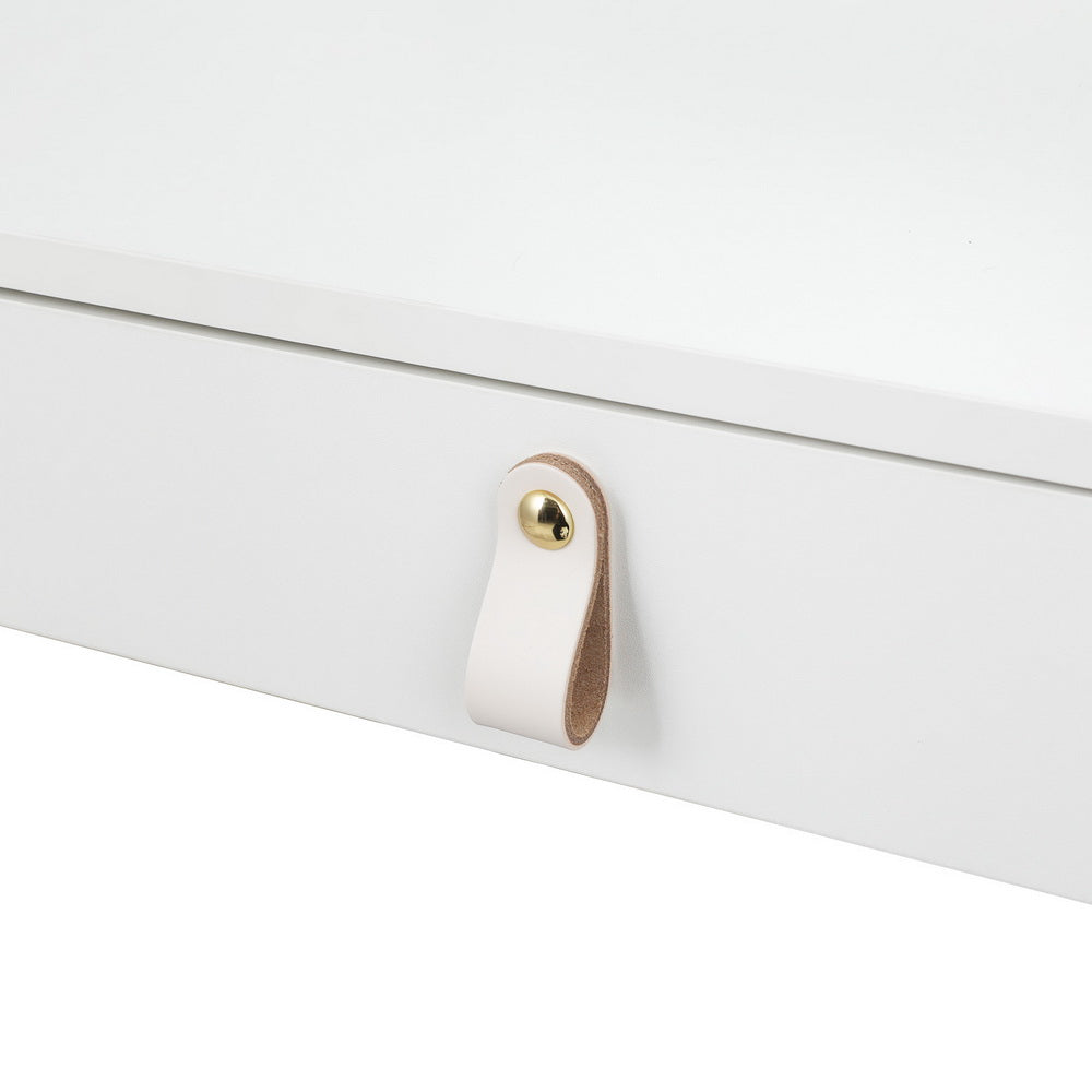 Artiss Dressing Table Floating LED White Daphne Furniture > Bedroom > Dressing Vanity & Dressing Tables