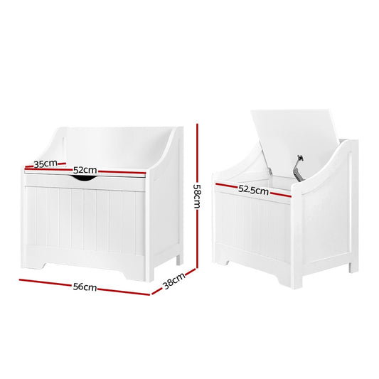 Keezi Kids Toy Box Chest Children Storage Clothes Toys Organiser Square Baby & Kids > Kid’s Furniture