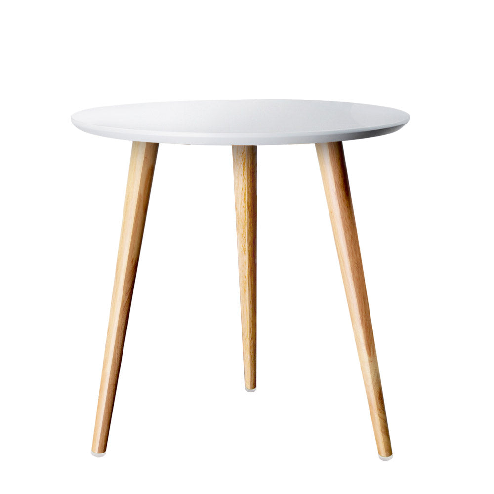 Artiss Coffee Table Round 50CM Callix Furniture > Living Room > Coffee Tables