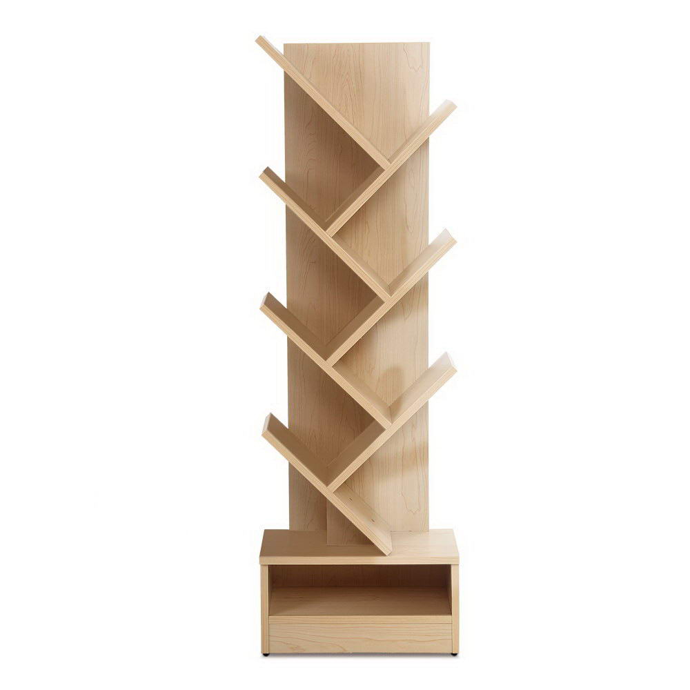 Artiss Tree Bookshelf 7 Tiers ECHO Oak Furniture > Office