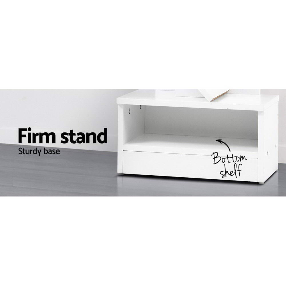 Artiss Tree Bookshelf 7 Tiers ECHO White Furniture > Office