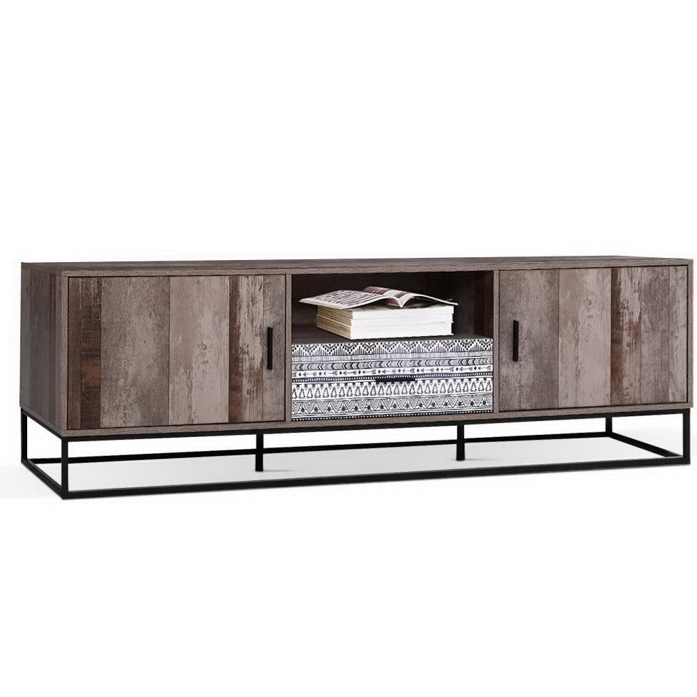 Artiss TV Cabinet Entertainment Unit 180cm Industrial Furniture > Living Room > TV Units