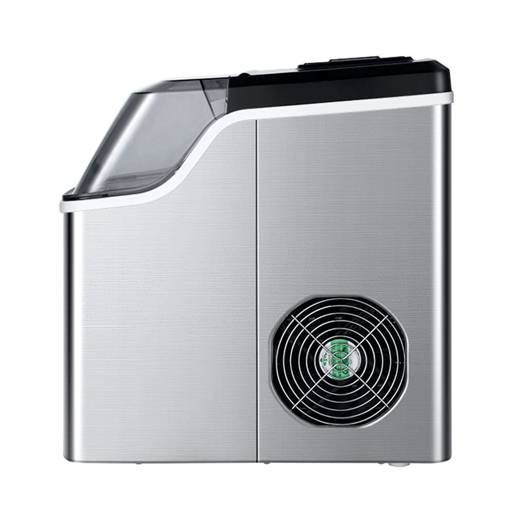 Devanti Ice Maker Machine Commercial Portable Ice Cube Tray Countertop 3.2L Appliances > Kitchen Appliances
