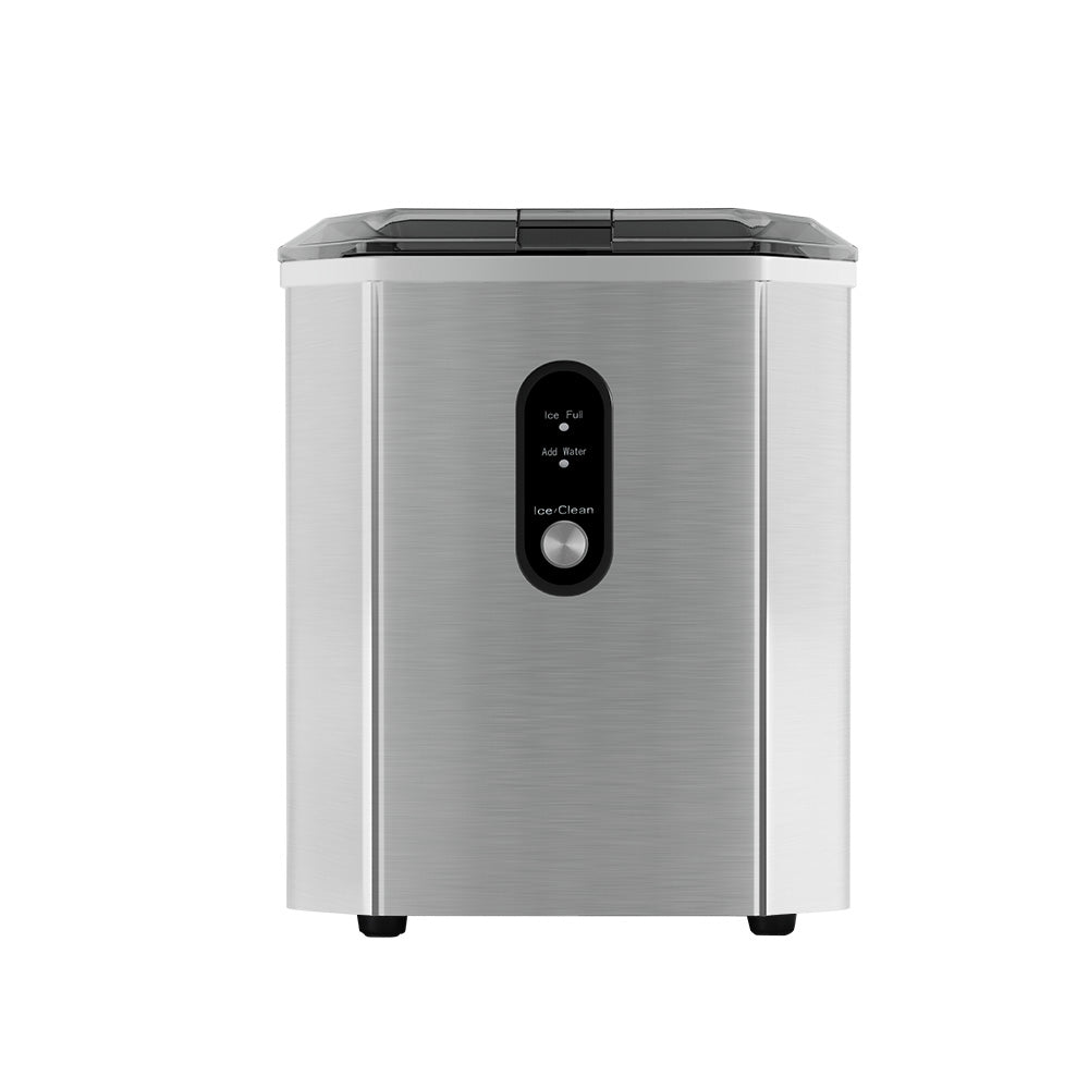 Devanti Portable Ice Maker Machine Ice Cube 12kg Bar Countertop Stainless Steel Appliances > Kitchen Appliances > Ice