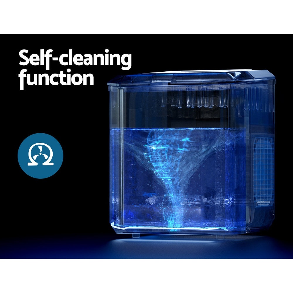 Devanti 12kg Ice Maker Machine Portable Ice Cube Tray Bar Countertop 2L Black Appliances > Kitchen Appliances > Ice