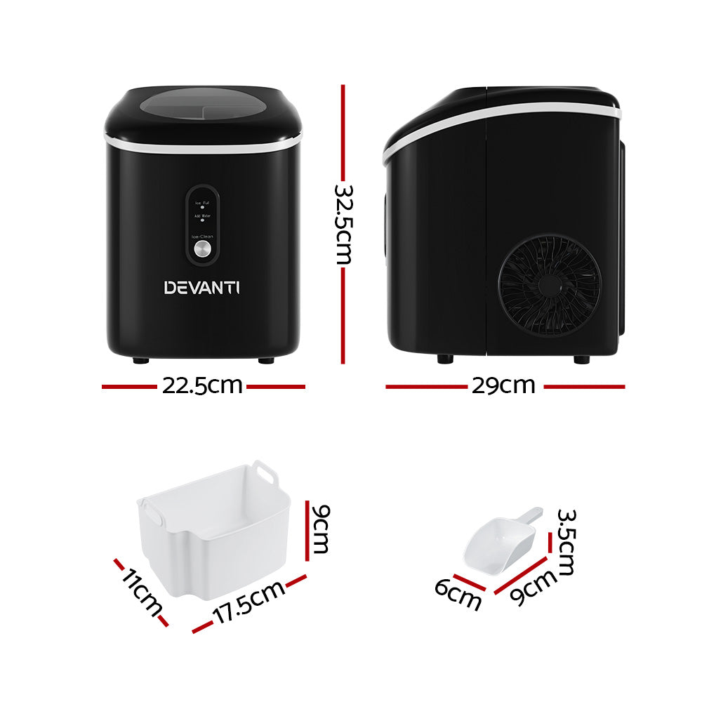 Devanti 15kg Nugget Ice Maker Machine Appliances > Kitchen Appliances