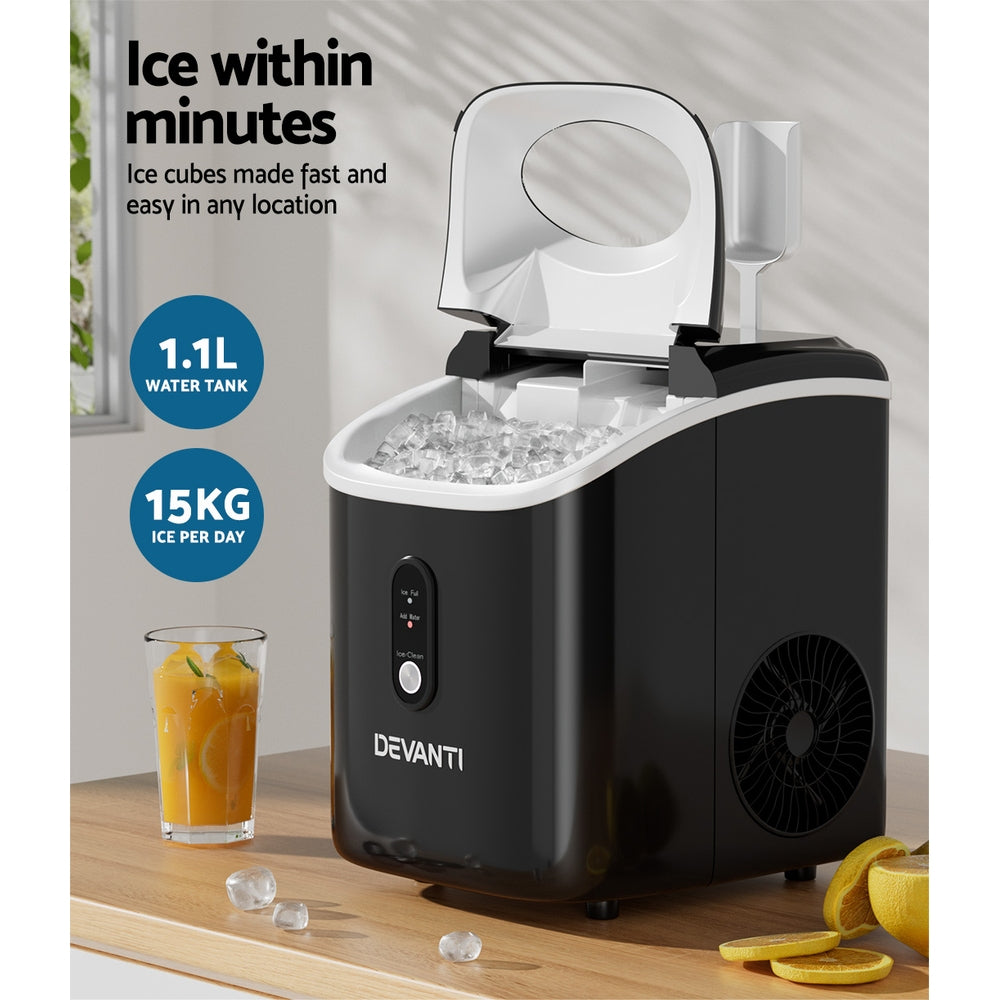Devanti 15kg Nugget Ice Maker Machine Appliances > Kitchen Appliances