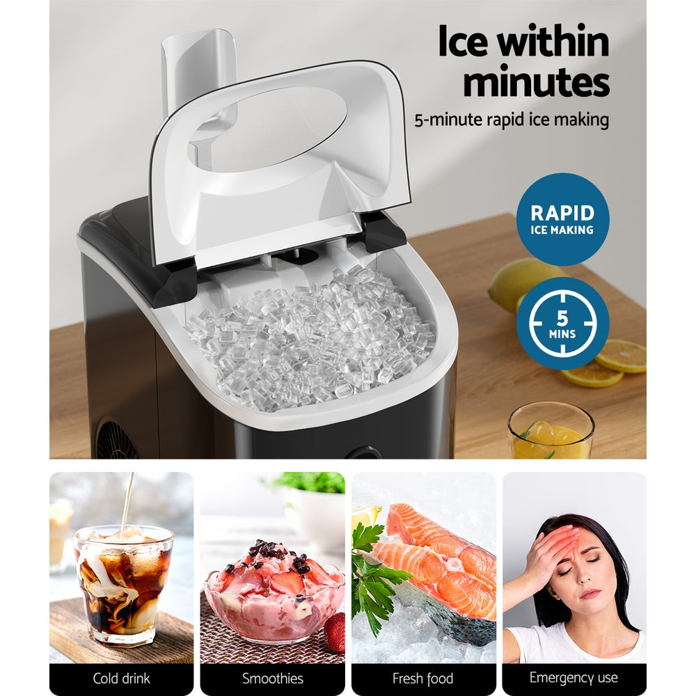 Devanti 15kg Nugget Ice Maker Machine Appliances > Kitchen Appliances
