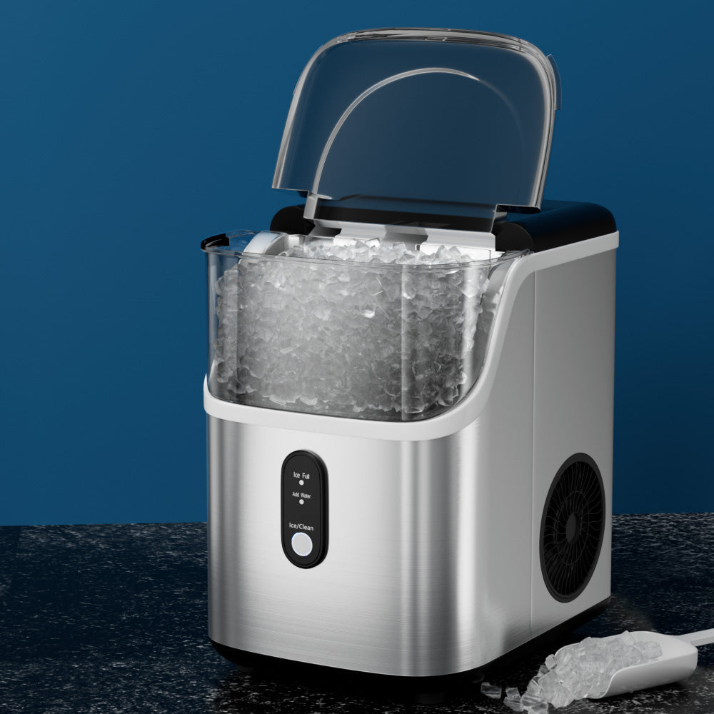 Devanti Ice Maker Machine 15kg Nugget Ice Cube Appliances > Kitchen Appliances > Ice Makers