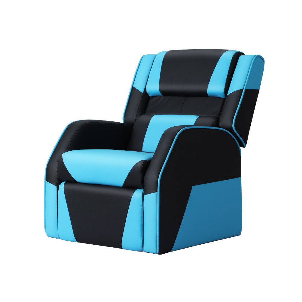 Keezi Kids Recliner Chair PU Leather Gaming Sofa Lounge Couch Children Armchair - Baby & Kids > Kid’s Furniture > Kid’s