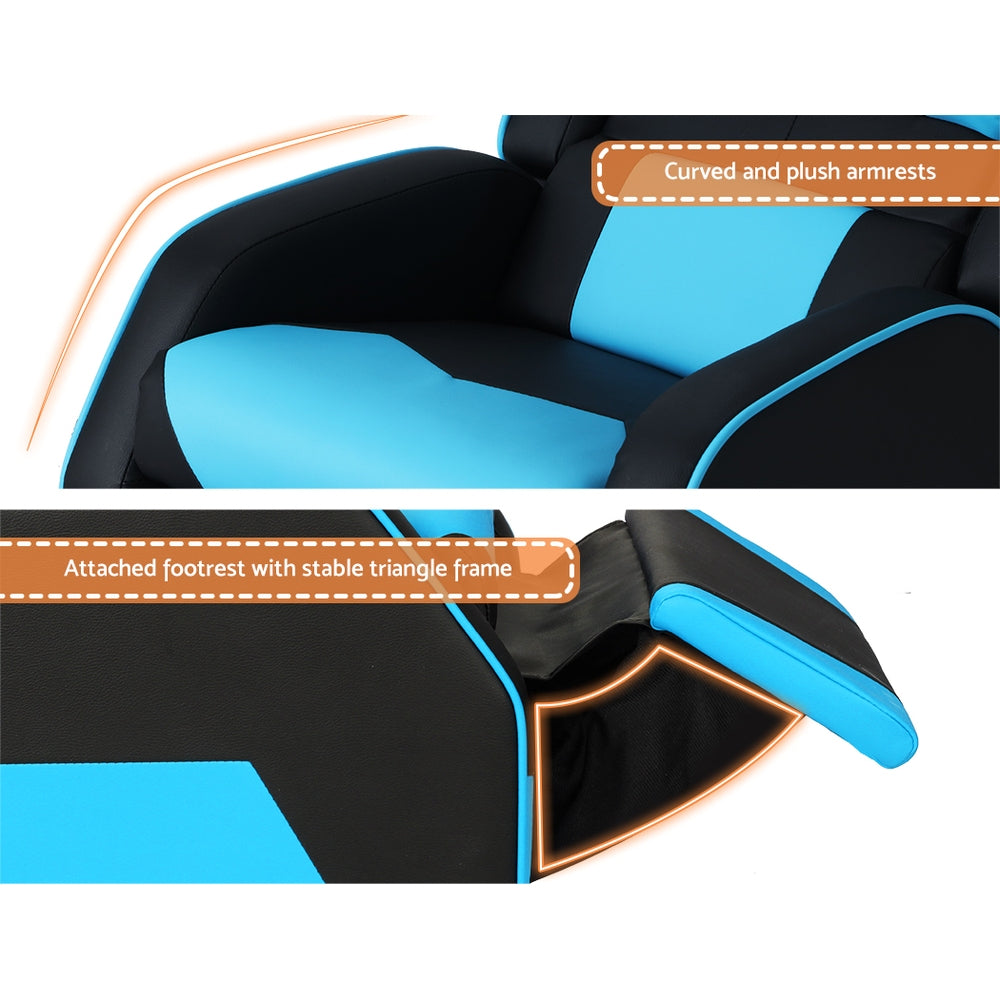 Kids Recliner Chair PU Leather Gaming Sofa Lounge Couch Children Armchair - Baby & Kids > Kid’s Furniture > Kid’s