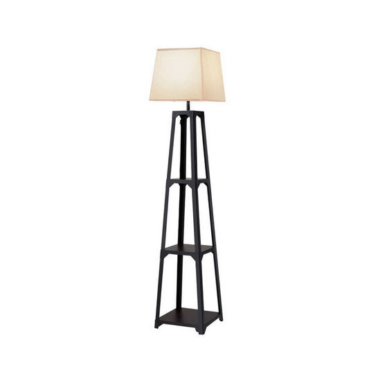 Artiss Floor Lamp 3 Tier Shelf Storage LED Light Stand Home Room Vintage White Home & Garden > Lighting > Floor Lamps