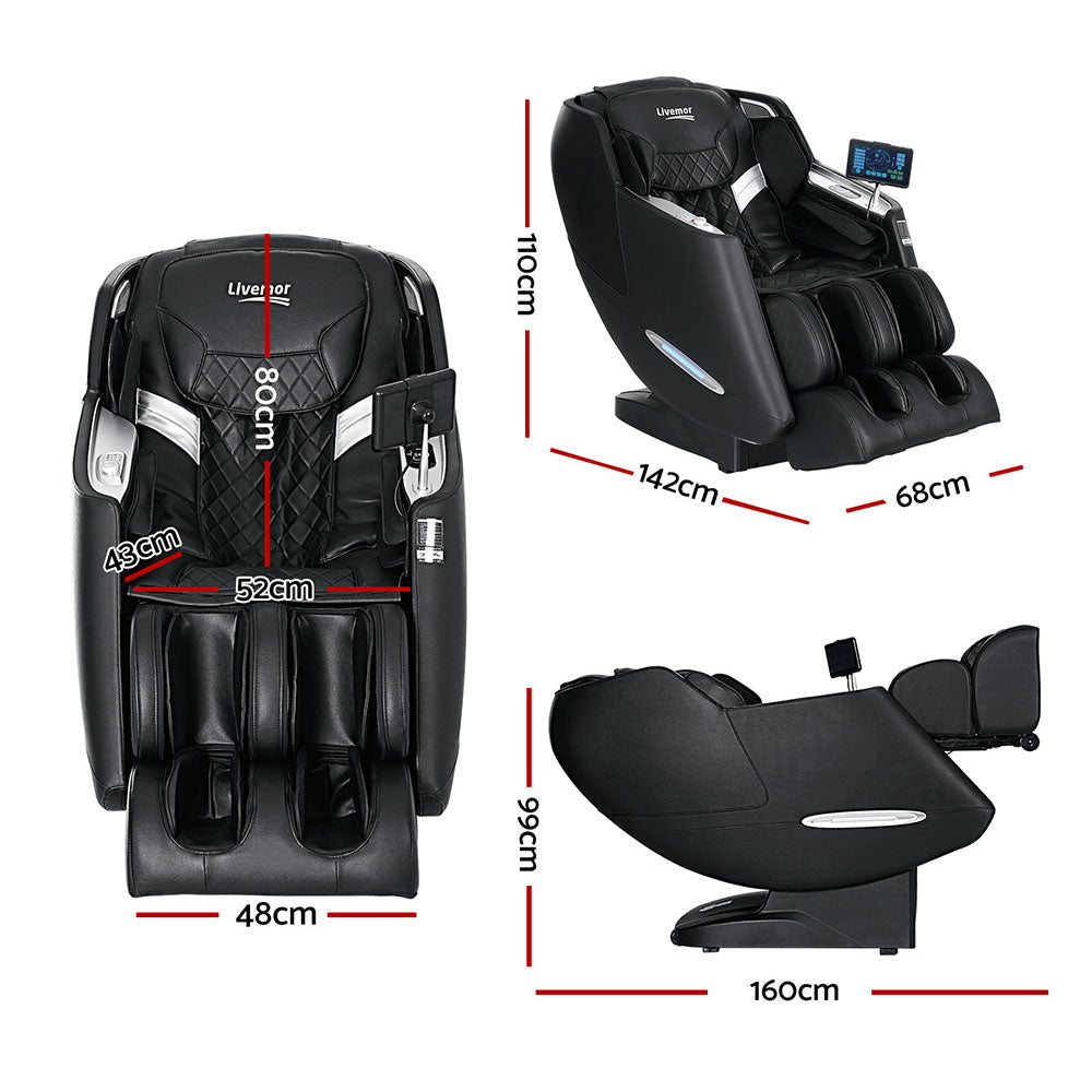 Livemor Massage Chair Electric Recliner Home Massager Oren - Furniture > Bar Stools & Chairs > Massage Chairs