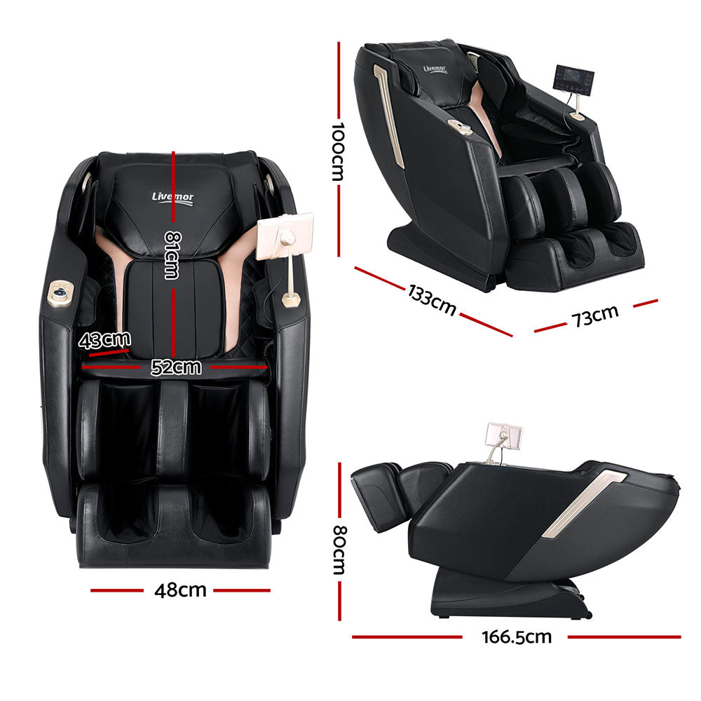 Livemor Massage Chair Electric Recliner Home Massager Baird - Furniture > Bar Stools & Chairs > Massage Chairs