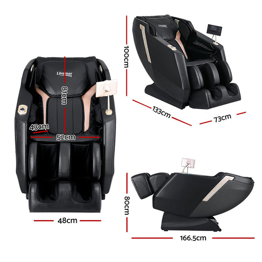 Livemor Massage Chair Electric Recliner Home Massager Baird Furniture > Bar Stools & Chairs > Massage Chairs