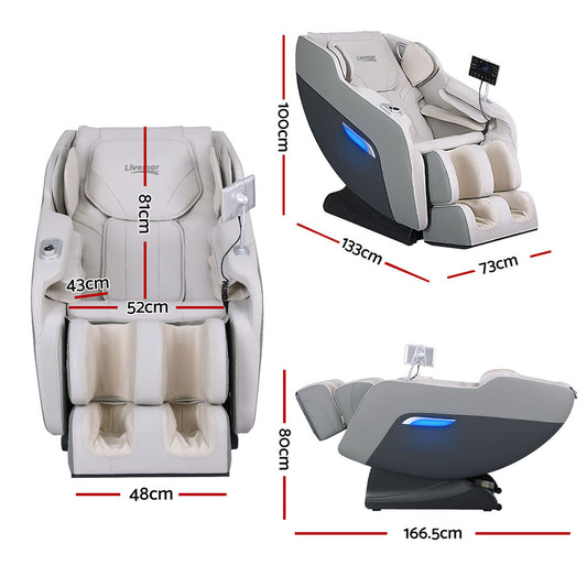 Livemor Massage Chair Electric Recliner Home Massager Brisa Furniture > Bar Stools & Chairs > Massage Chairs