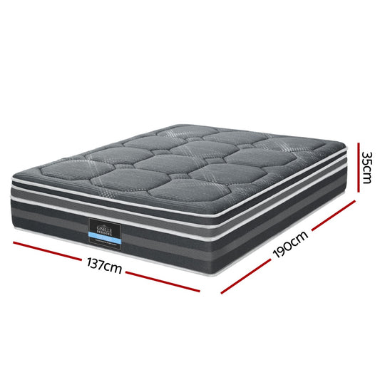 35cm Mattress Bamboo Cover Double - Furniture > Mattresses > Double Mattress