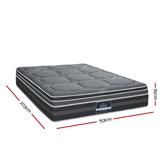 35cm Mattress Bamboo Cover Queen - Furniture > Mattresses > Queen Mattress