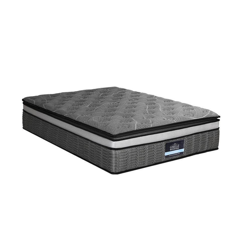 34cm Mattress Double Layer Pocket Spring King - Furniture > Mattresses > King Size Mattress