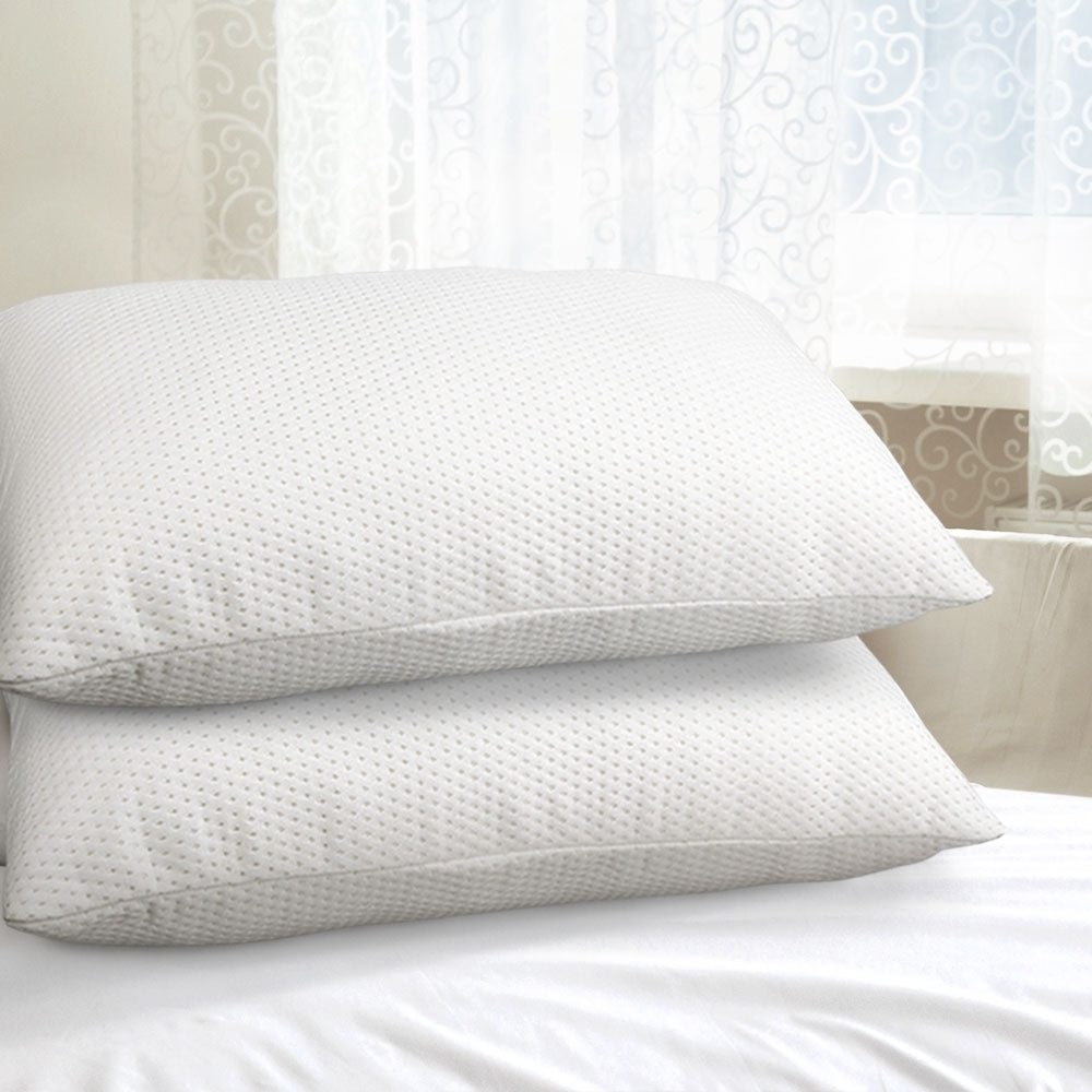 Giselle Bedding Memory Foam Pillow 13cm Thick Twin Pack - Home & Garden > Bedding > Pillows