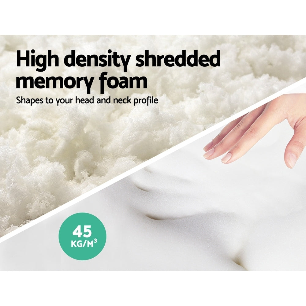 Giselle Bedding Memory Foam Pillow 13cm Thick Twin Pack - Home & Garden > Bedding > Pillows