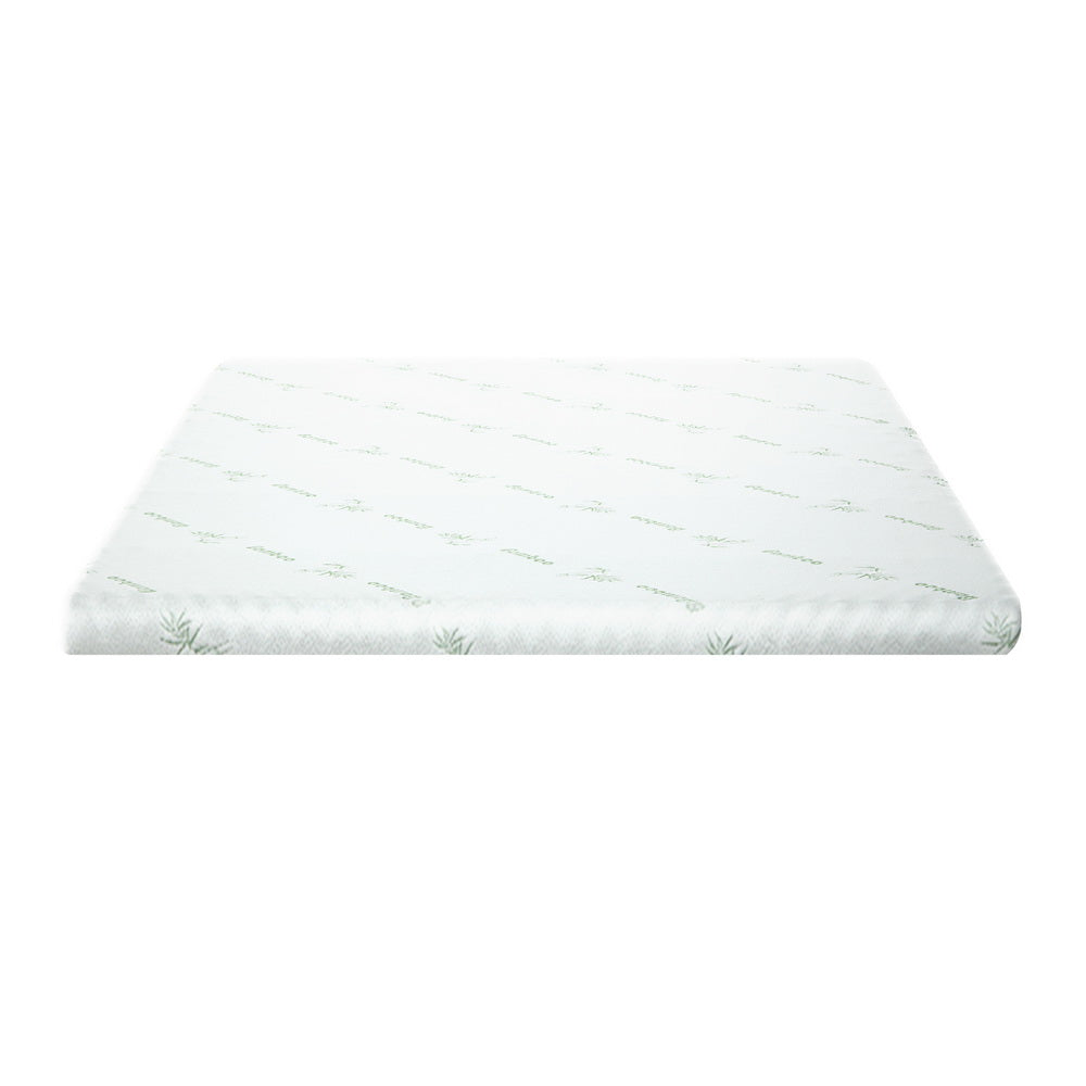 Giselle Bedding Memory Foam Mattress Topper Cool Gel Bed Mat Bamboo 10cm Double Furniture > Mattresses