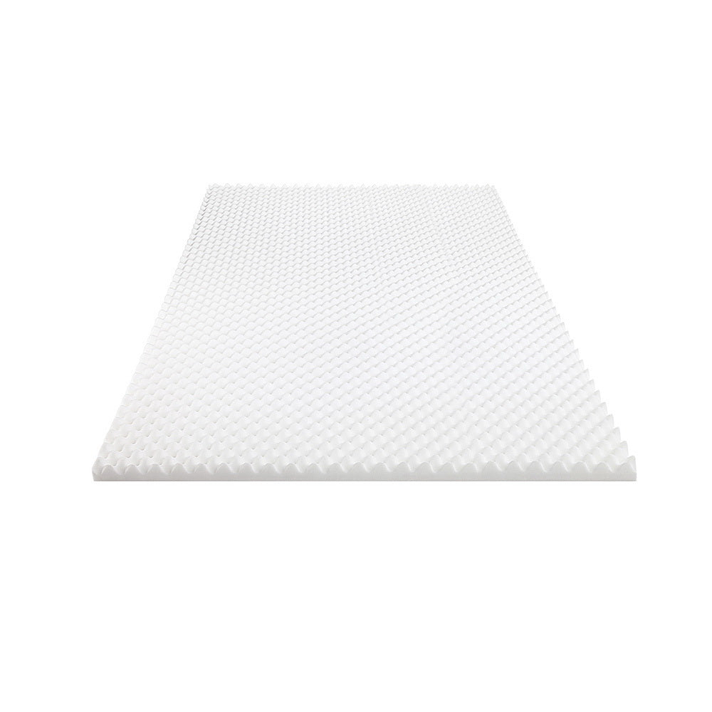 Giselle Bedding Memory Foam Mattress Topper Egg Crate 5cm Single Furniture > Mattresses