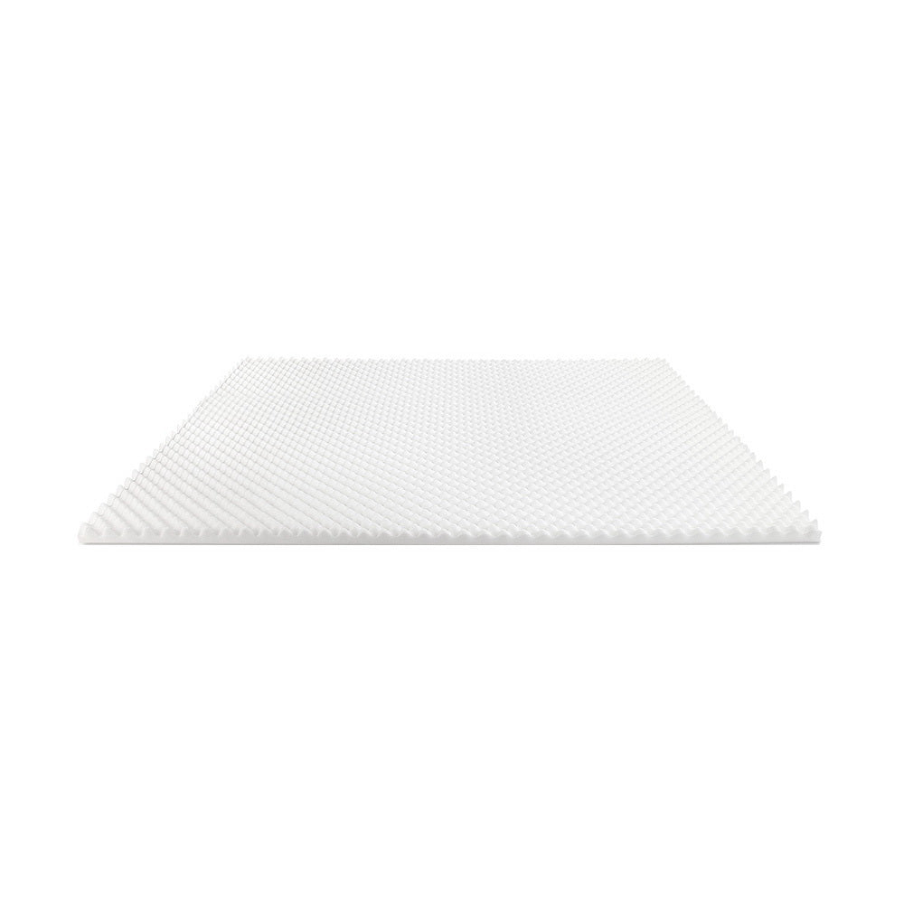 Giselle Bedding Memory Foam Mattress Topper Egg Crate 5cm Single Furniture > Mattresses