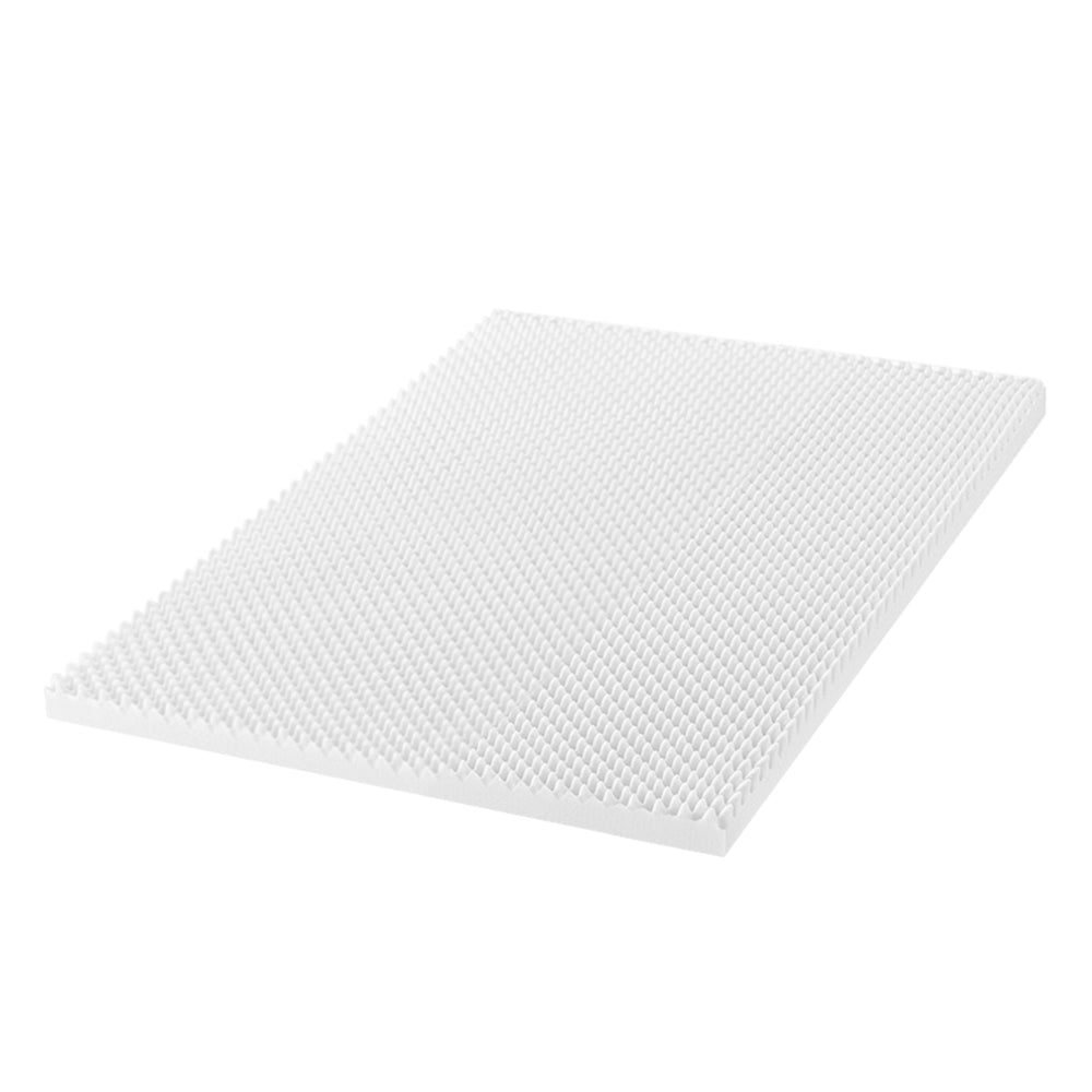 Giselle Bedding Memory Foam Mattress Topper Egg Crate 5cm King Single Furniture > Mattresses > Mattress Toppers