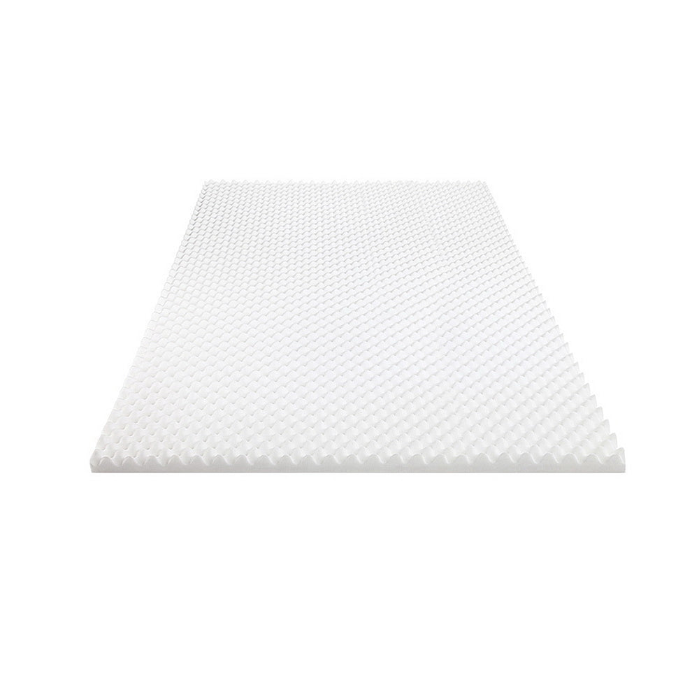 Giselle Bedding Memory Foam Mattress Topper Egg Crate 5cm King Single Furniture > Mattresses > Mattress Toppers