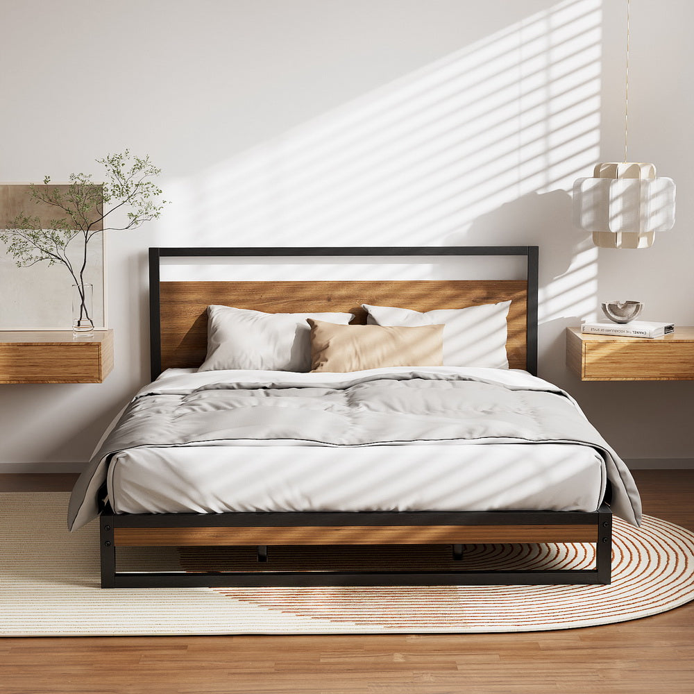 Artiss Bed Frame King Size Metal Bed Frame DANE - Furniture > Bedroom > Beds & Bed Frames