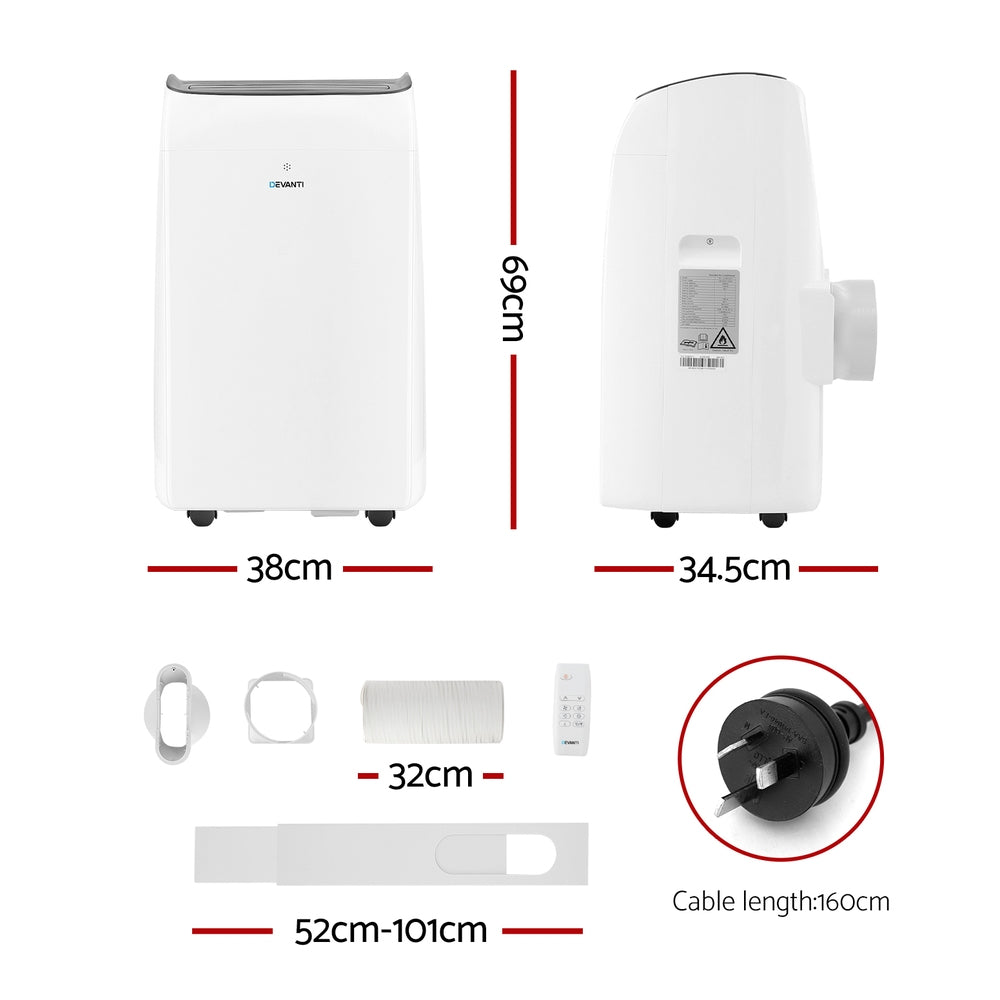 Devanti 12000BTU Portable Air Conditioner Appliances > Air Conditioners > Air Conditioner Accessories