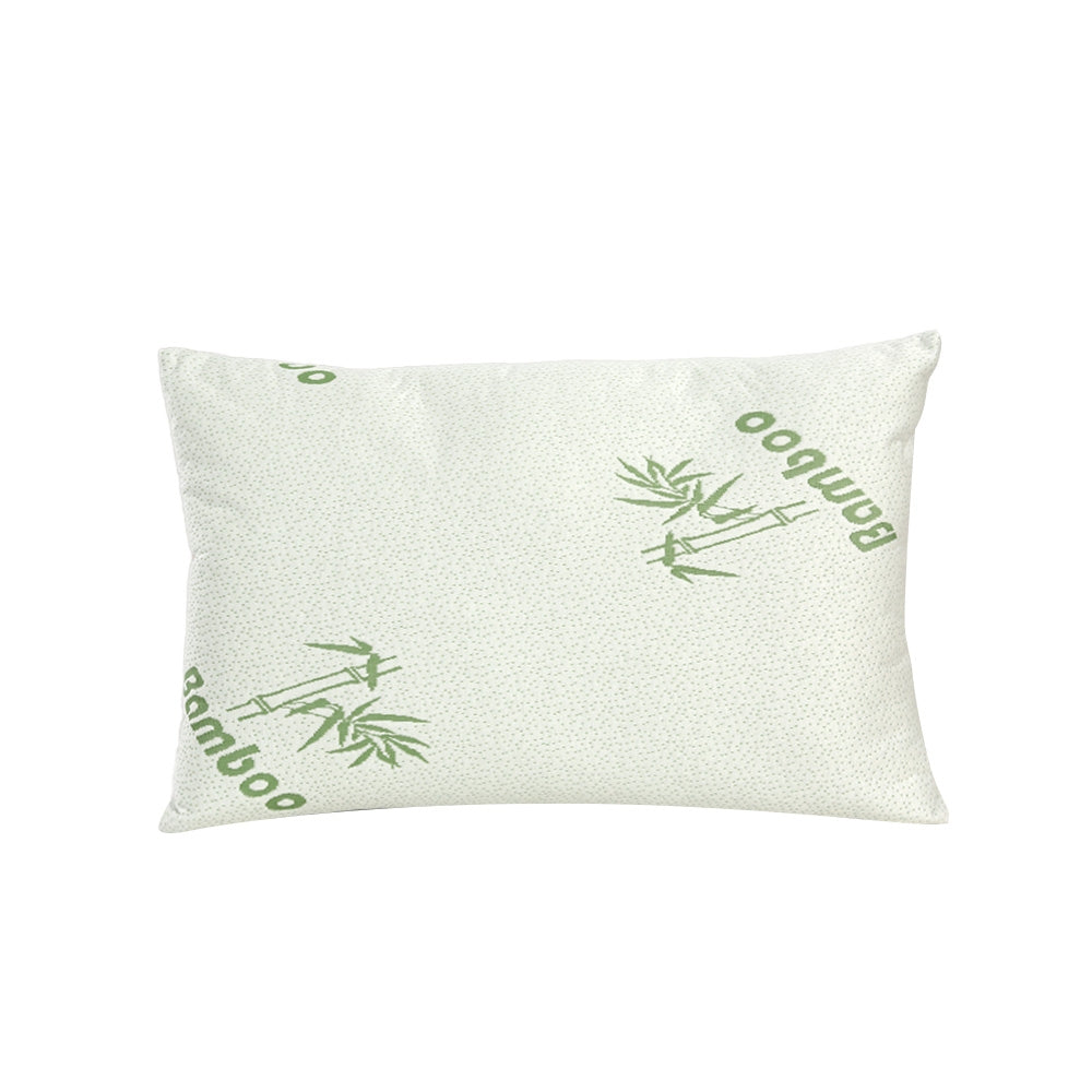 Giselle Bedding 4 Pack Bamboo Pillow Family Hotel - Home & Garden > Bedding > Pillows