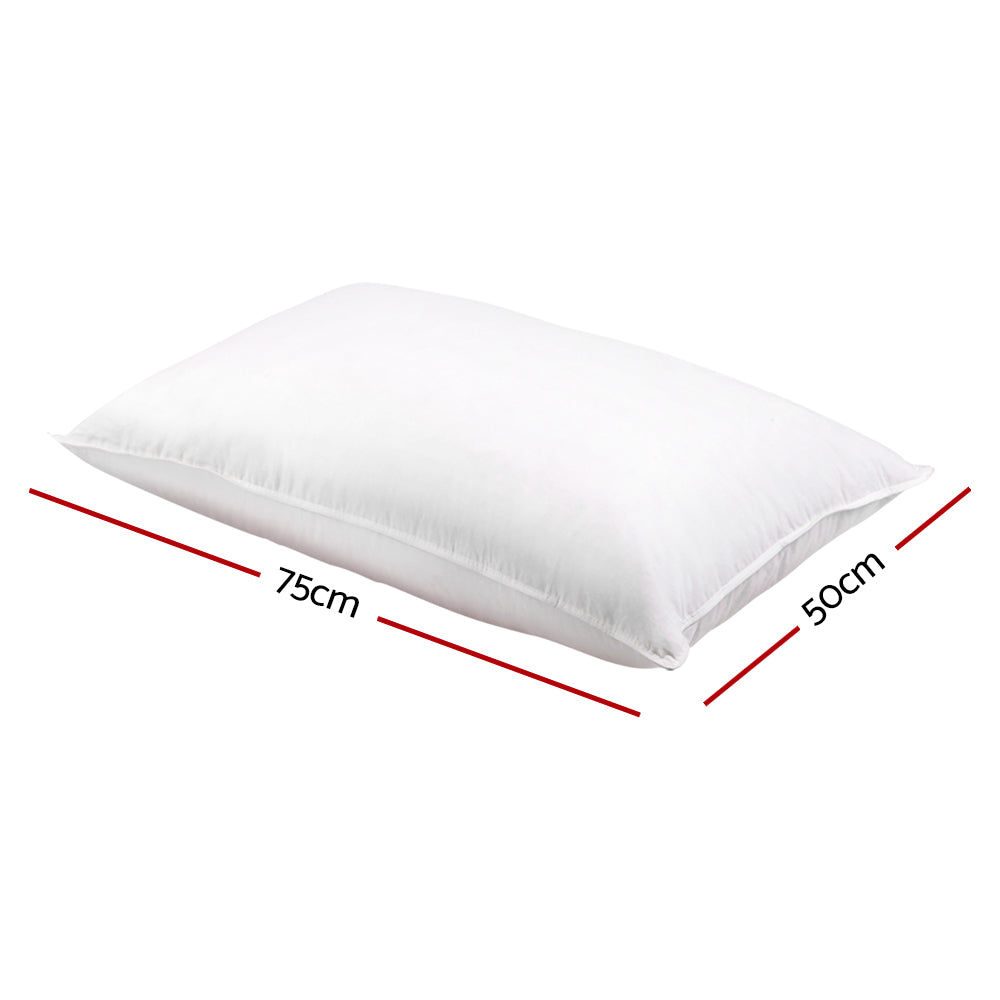 Giselle Bedding Duck Feather Down Pillow Twin Pack Home & Garden > Bedding > Pillows