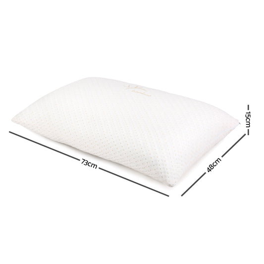 Giselle Bedding Memory Foam Pillow Bamboo Cover Twin Pack Home & Garden > Bedding > Pillows