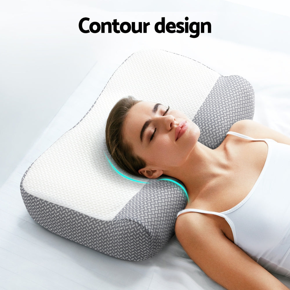 Giselle Contour Pillow Memory Foam - Home & Garden > Bedding > Pillows
