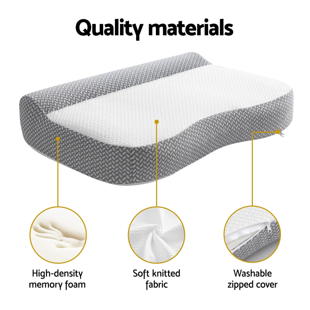 Giselle Contour Pillow Memory Foam - Home & Garden > Bedding > Pillows