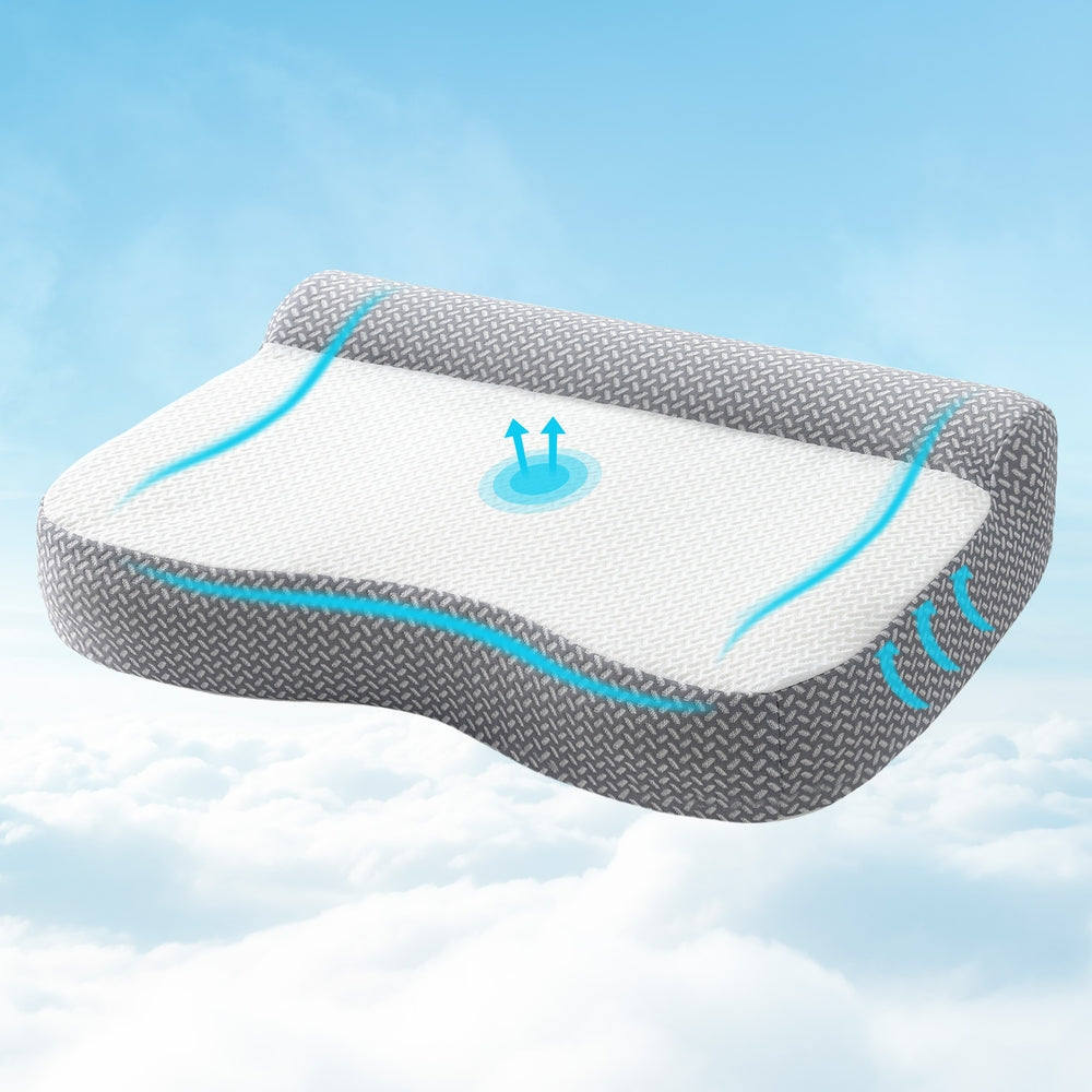 Giselle Contour Pillow Memory Foam - Home & Garden > Bedding > Pillows