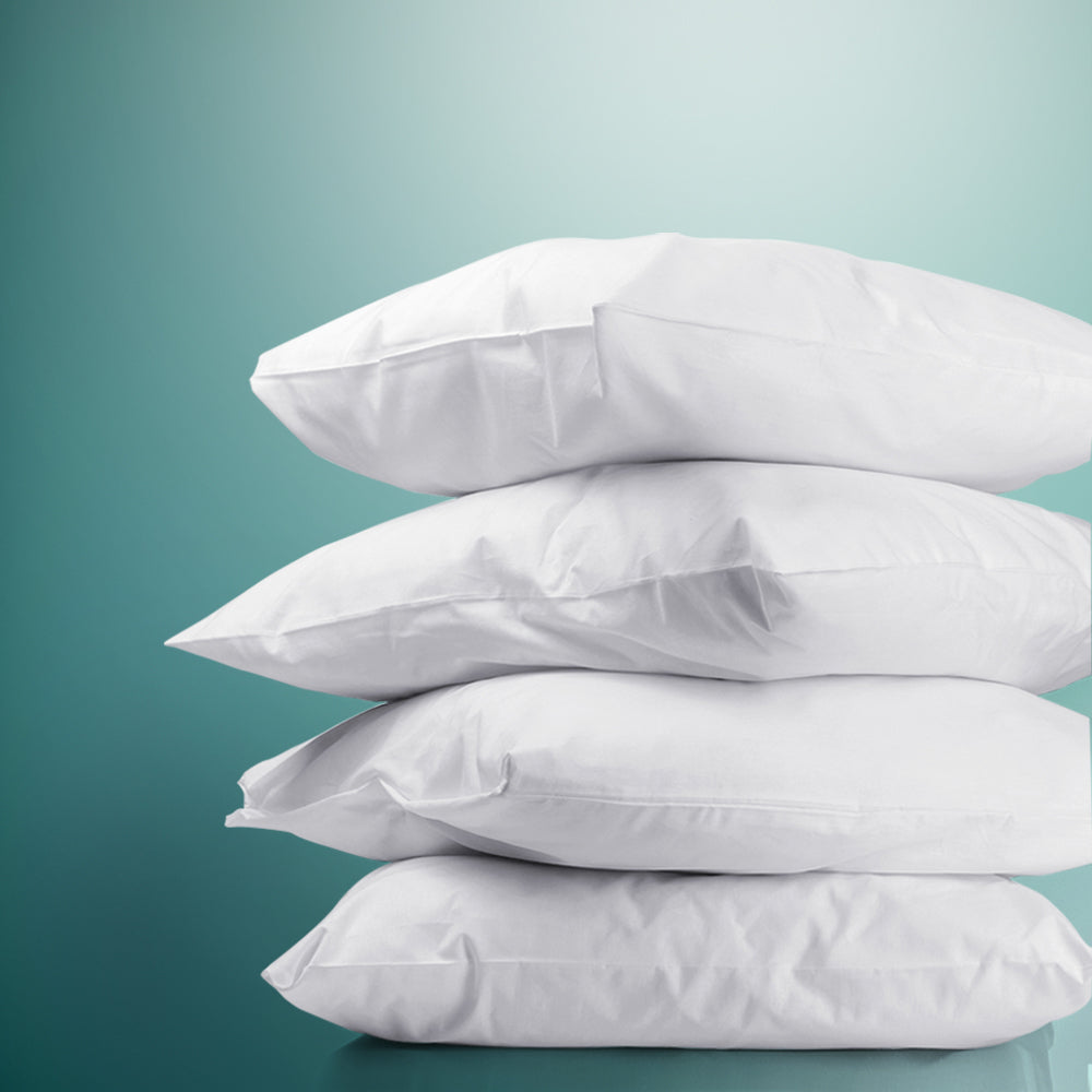Giselle Bedding 4 Pack Bed Pillow Family Hotel 50X90CM - Home & Garden > Bedding > Pillows
