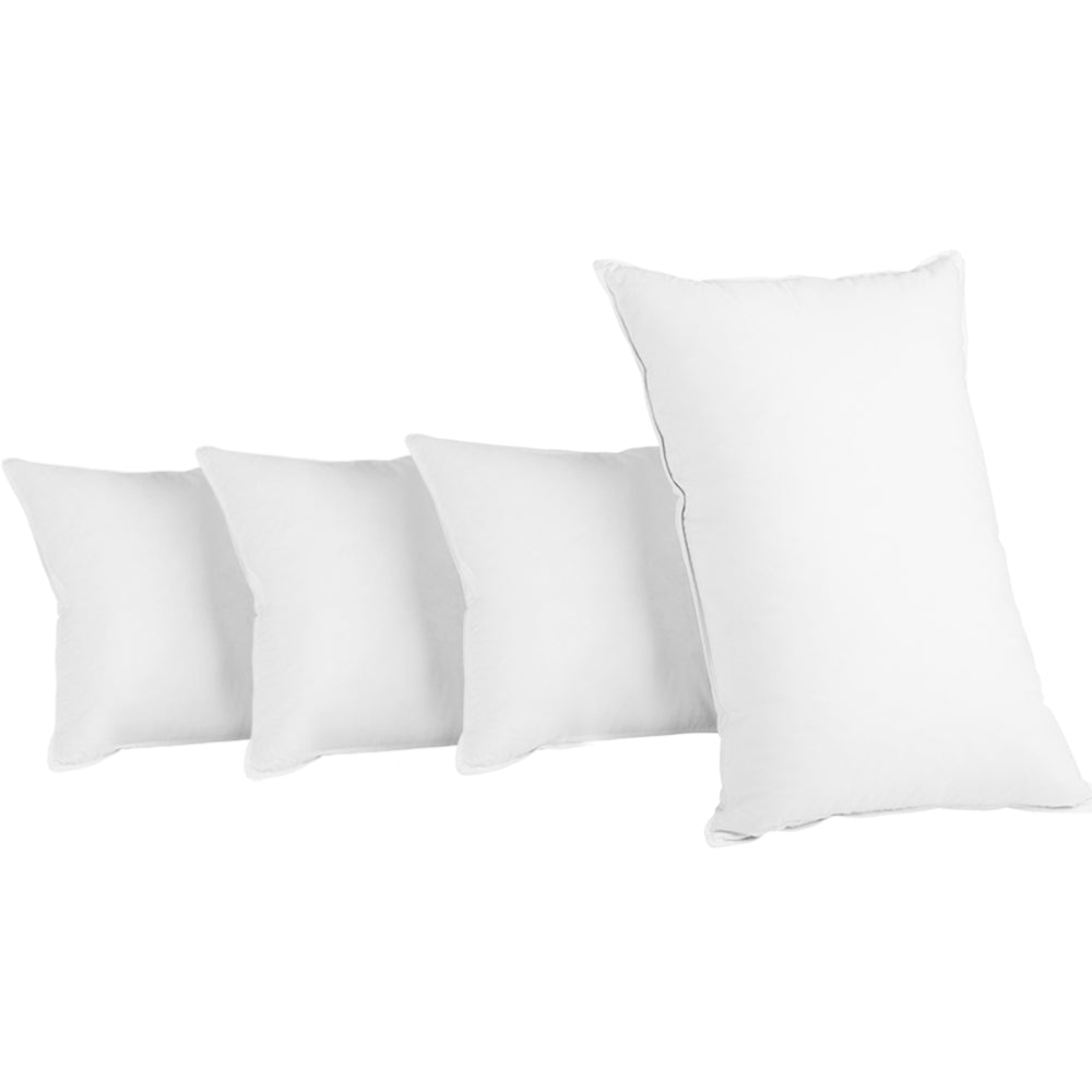 Giselle Bedding 4 Pack Bed Pillow Family Hotel 50X90CM - Home & Garden > Bedding > Pillows