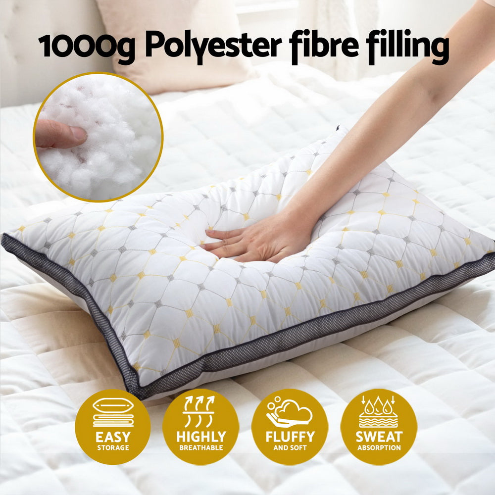 Giselle 4pcs Pillows Microfibre - Home & Garden > Bedding > Pillows