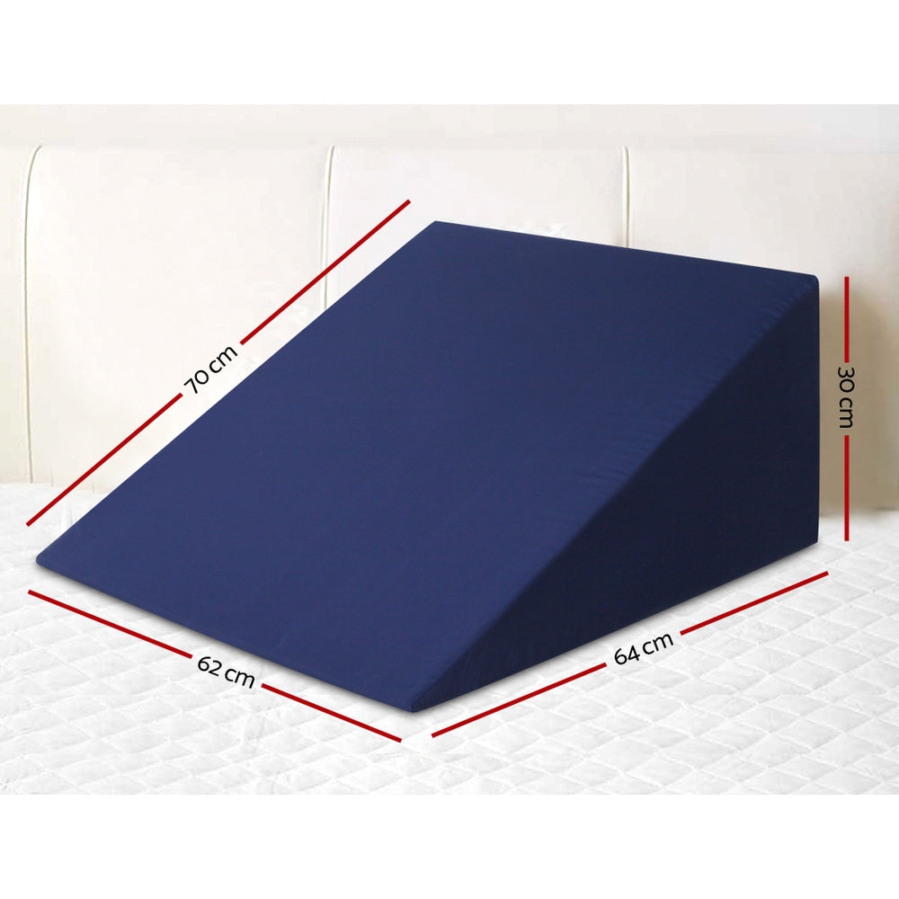 Giselle Bedding Wedge Pillow Blue Twin Pack - Home & Garden > Bedding > Pillows