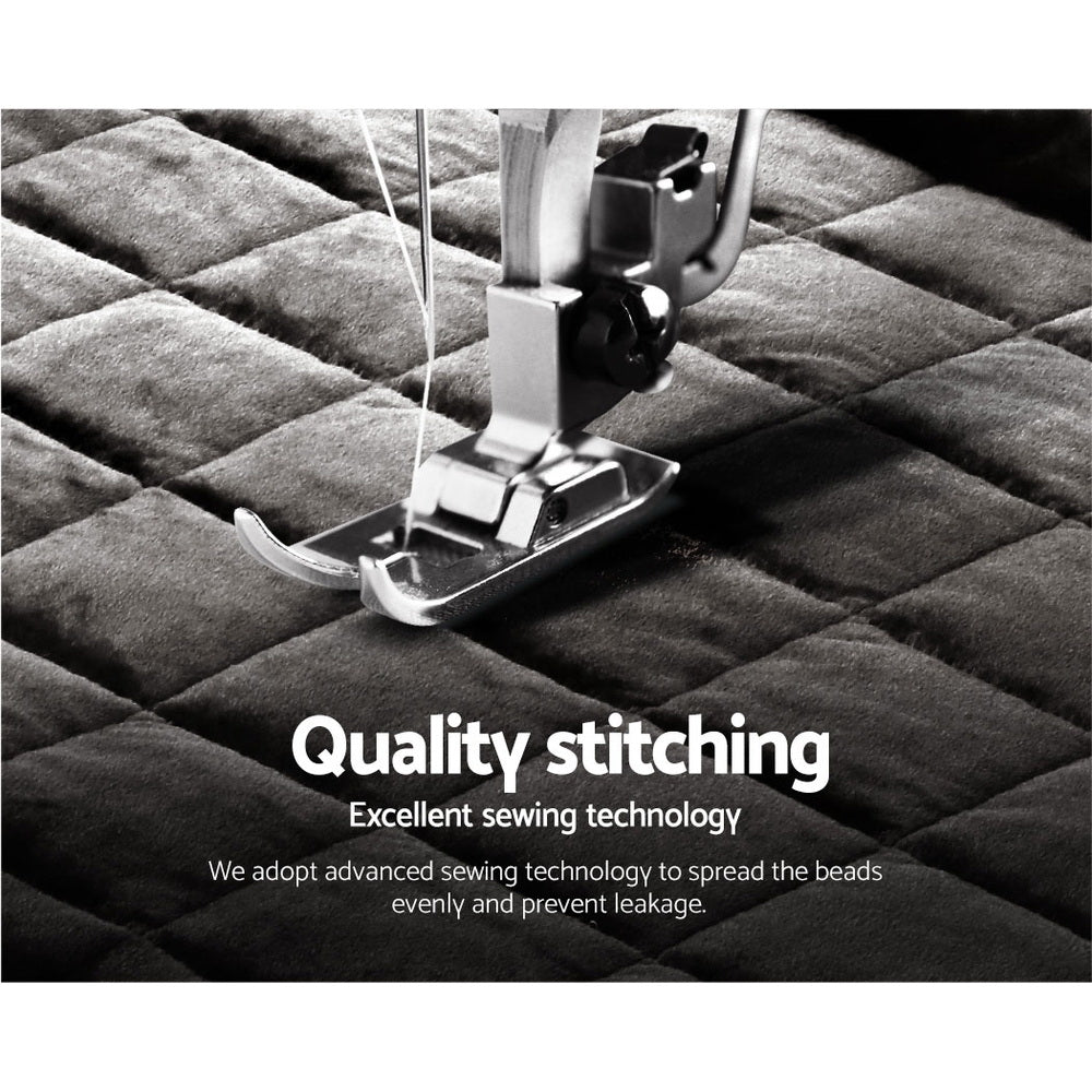 Giselle Bedding Faux Mink Quilt Charcoal Super King Home & Garden > Bedding