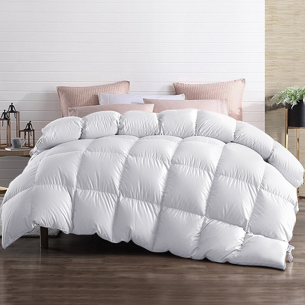 Giselle Bedding 700GSM Goose Down Feather Quilt Queen Home & Garden > Bedding