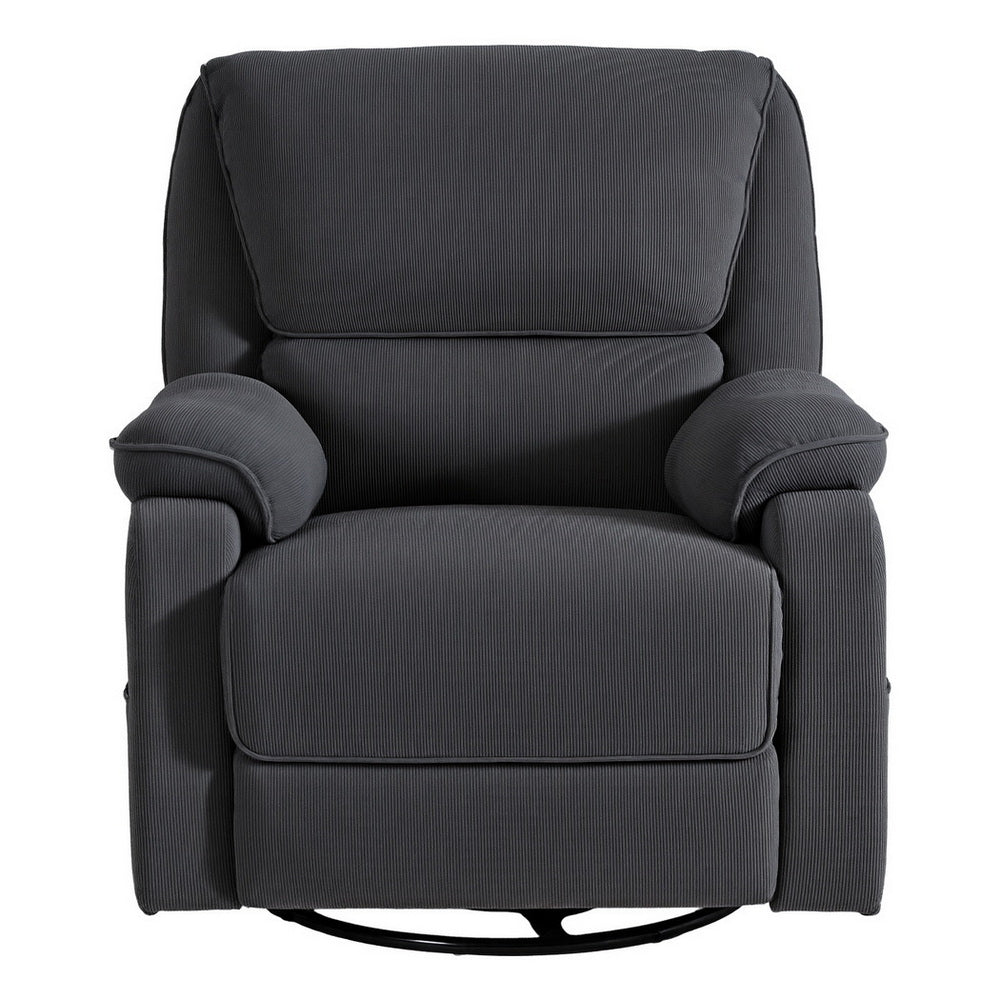 Artiss Rocking Recliner Chair 360 Swivel Massage Heated Reclining Chairs - Furniture > Bar Stools & Chairs > Arm Chairs