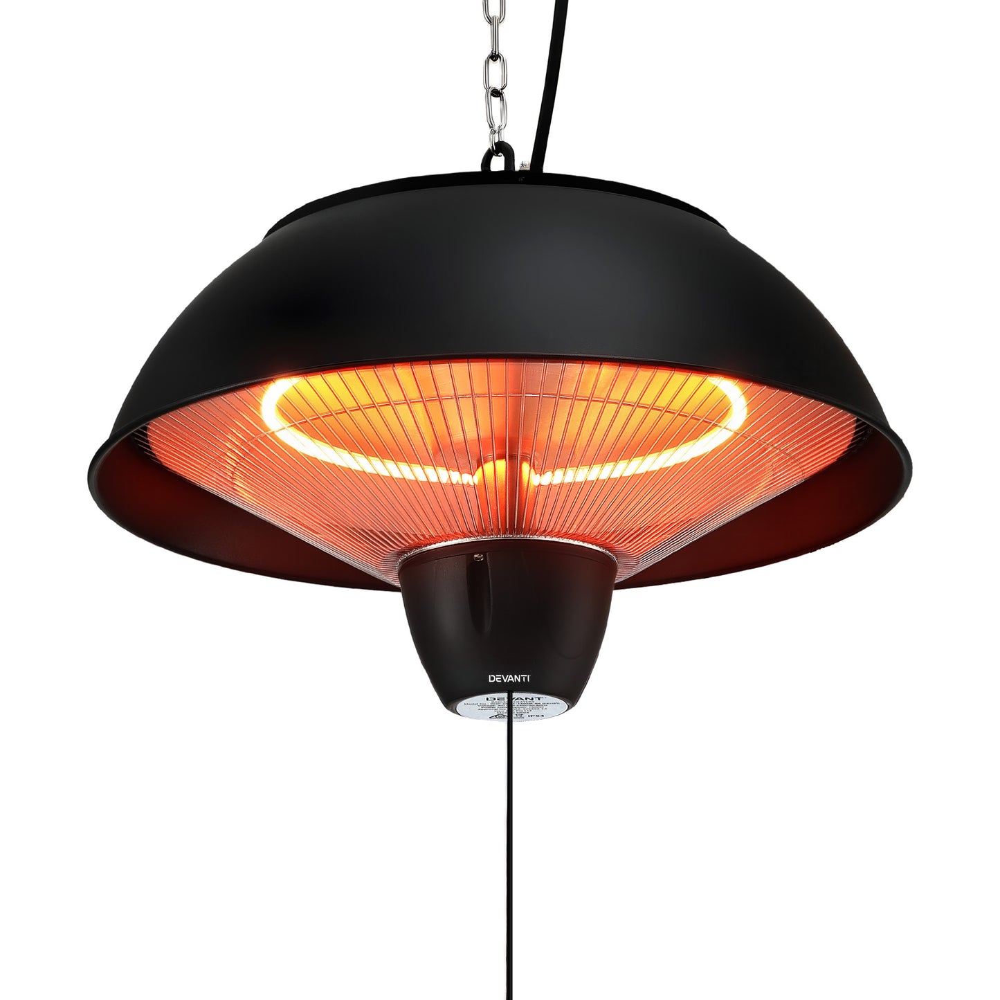 1500W Electric Patio Infrared Heater Hanging Heaters Ceiling Mounted Remote