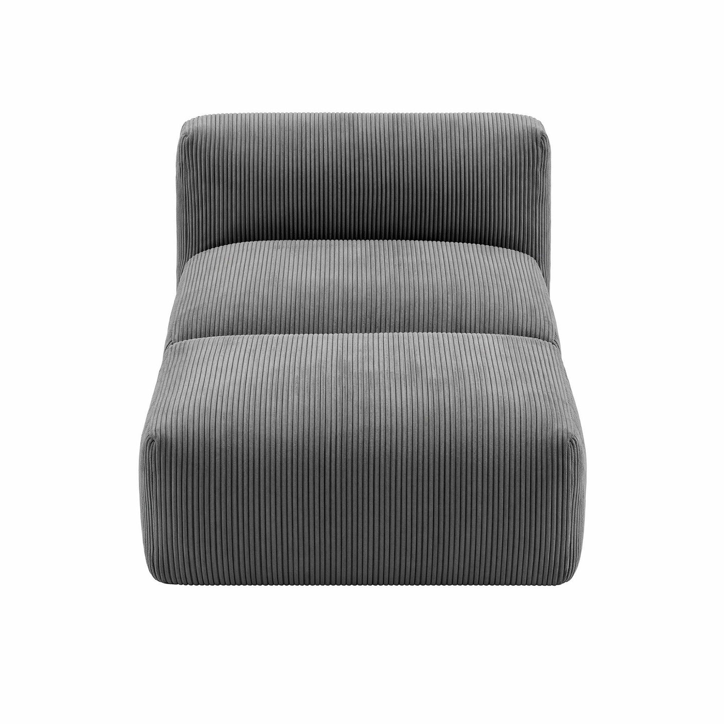 Foldable Bean Bag Sofa Bed Cloud Couch Boneless Floor Lounger Chair Grey