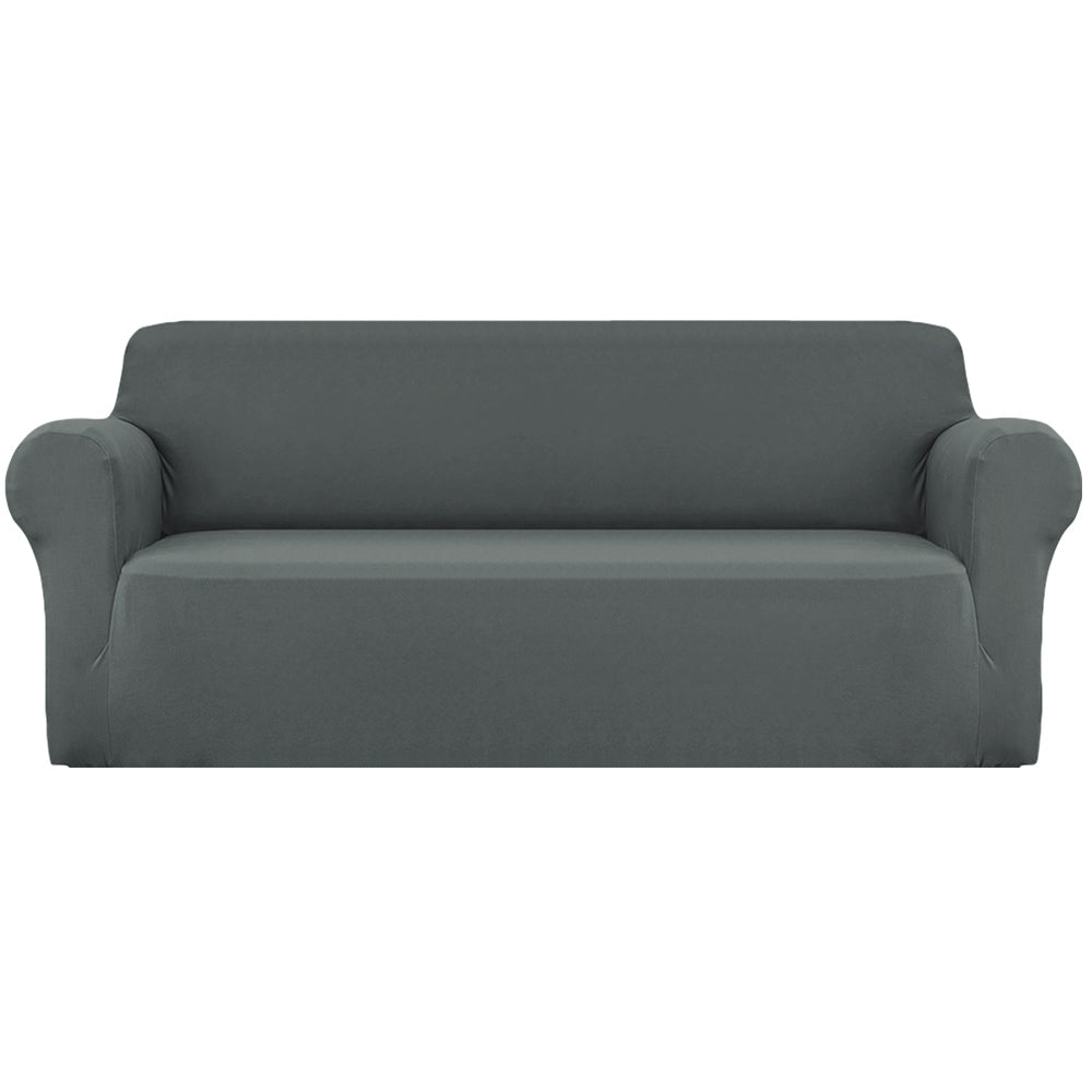 Artiss Sofa Cover Couch Covers 4 Seater Stretch Grey Furniture > Sofas
